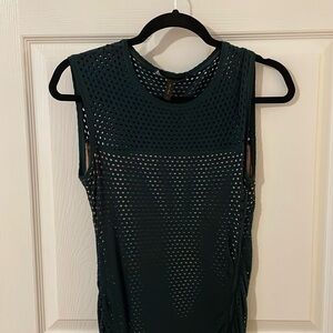 Midi green going out dress